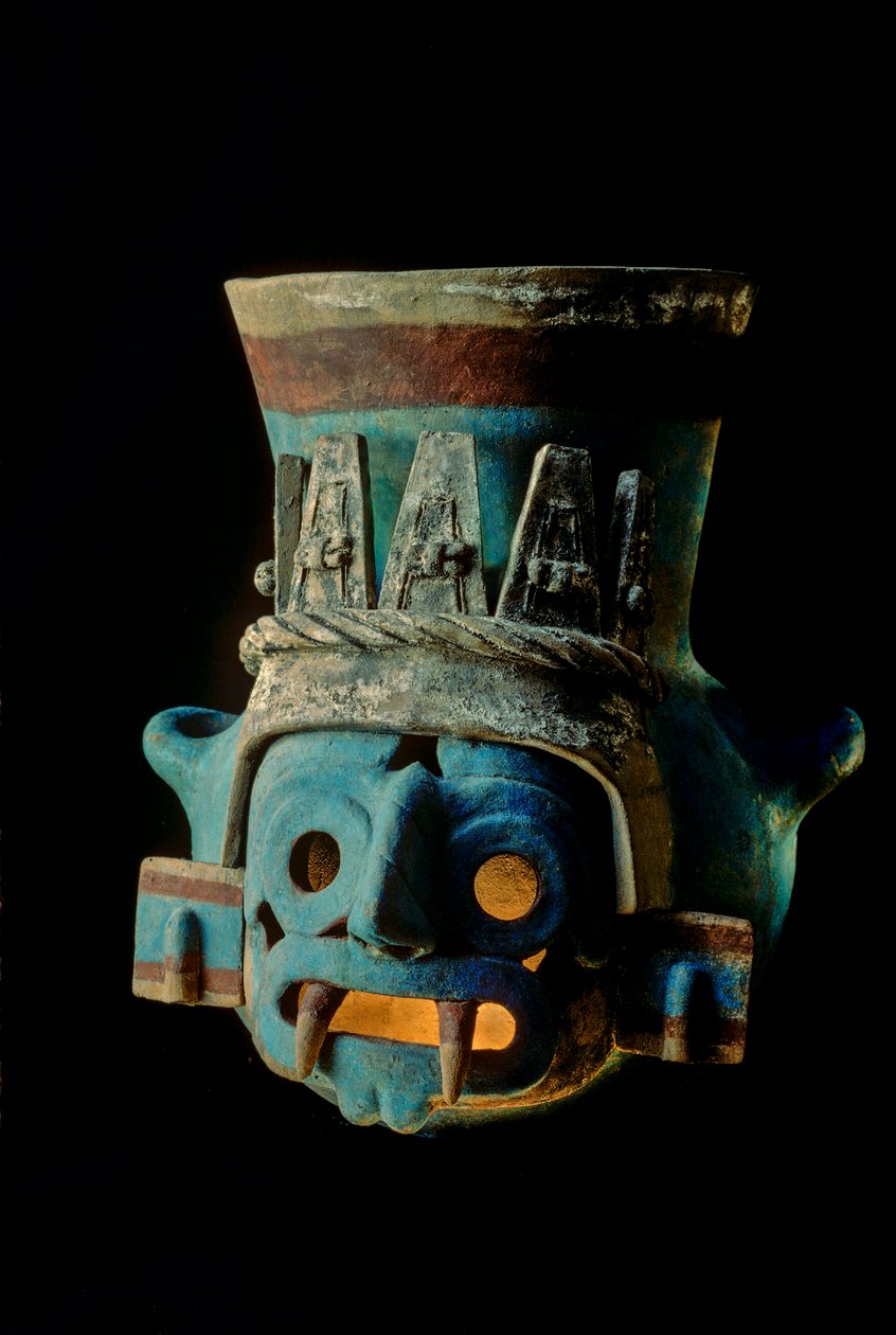 Tenochtitlan, Templo Mayor, Aztec, Mexico, Mexico City, Aztekernes store tempel, T..., 2010 (foto) af Kenneth Garrett