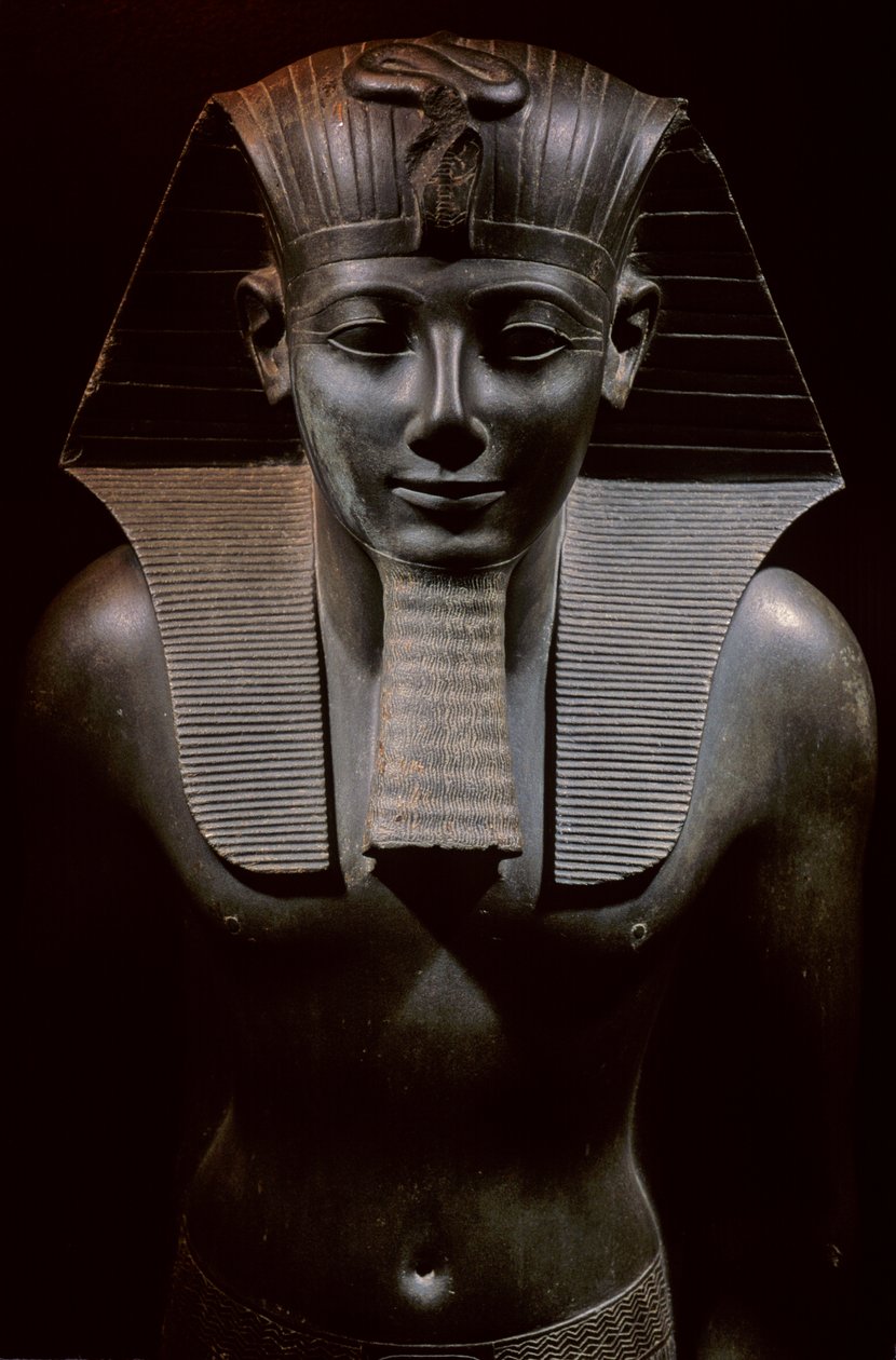 Thutmosis III, Thutmose III, Tuthmose III, statue, Luxor Museum, Egypten, Det Nye Rige af Kenneth Garrett