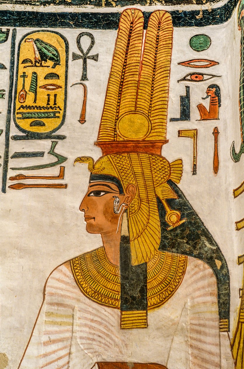 Dronning Nefertaris grav; Egypten, Dronningernes Dal, Det Nye Rige, Egypten, hustru til Ram... af Kenneth Garrett