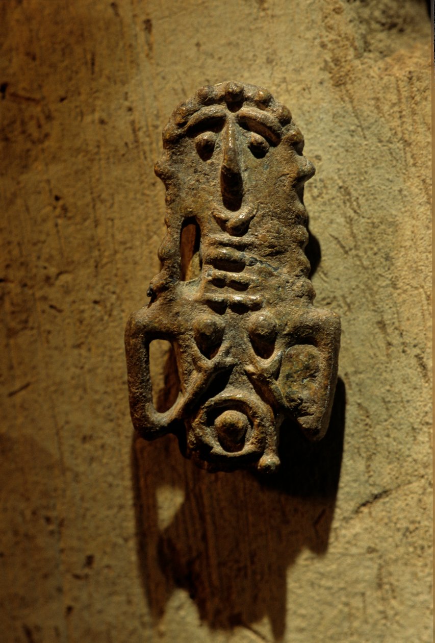 Urkesh, Hurrian Empire, Syrien, 2400 f.Kr., Giorgio Buccellati, Zamena wet nurse female figure seal..., 2004 (foto) af Kenneth Garrett