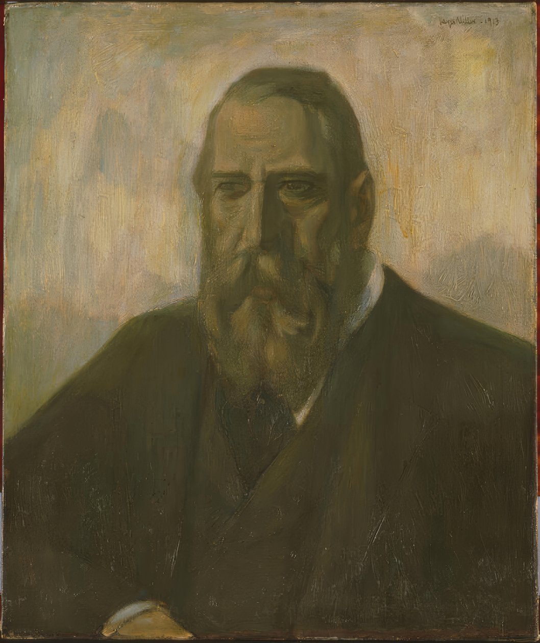 Portræt af Albert Pinkham Ryder af Kenneth Hayes Miller