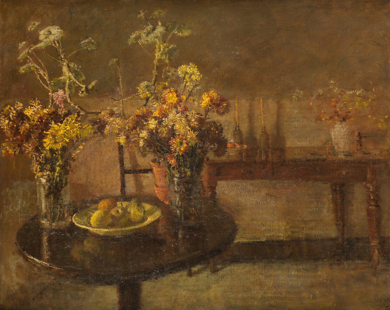 Golden Mood (olie på lærred) af Kenneth Newton
