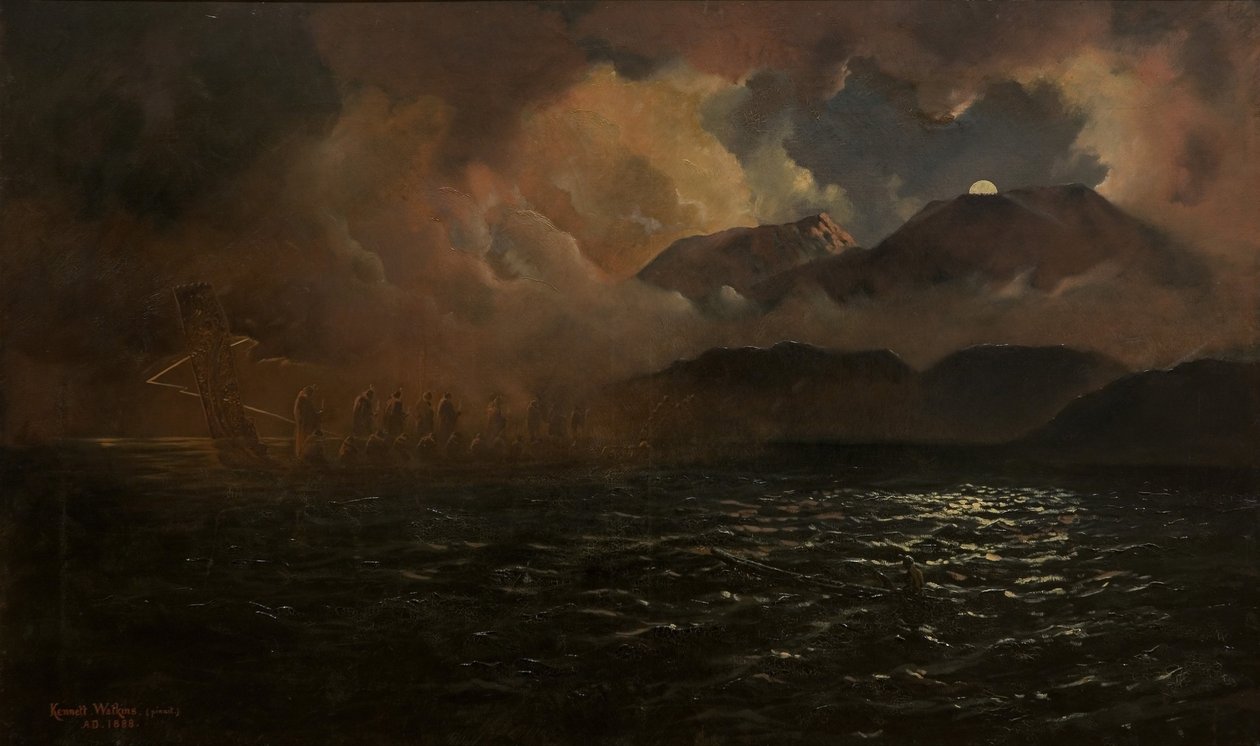 Phantom Canoe- En legende om Lake Tarawera af Kennett Watkins