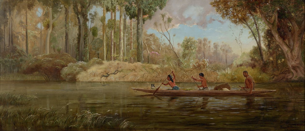 Waikato -floden af Kennett Watkins