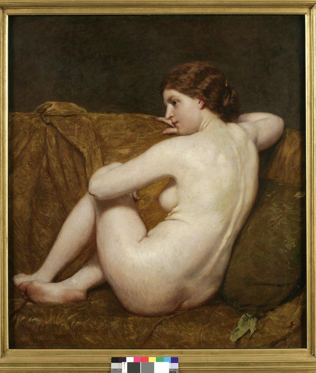En blondine, 1891 af Kenyon Cox