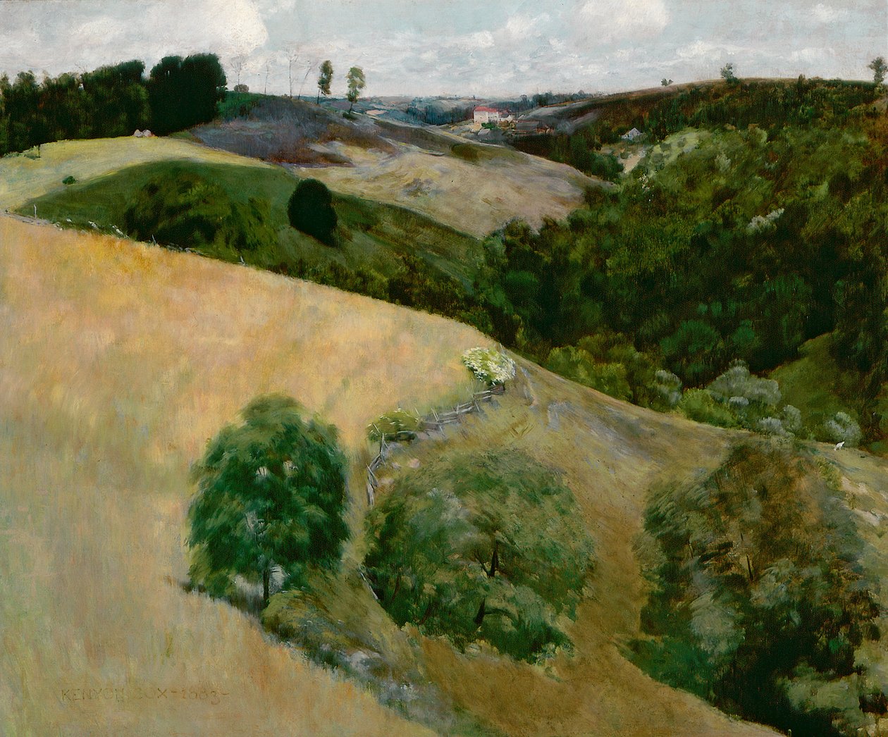 Flyvende skygger, 1883 af Kenyon Cox