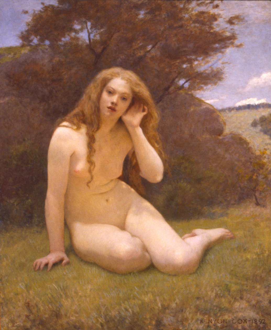 Ekko, 1892. af Kenyon Cox