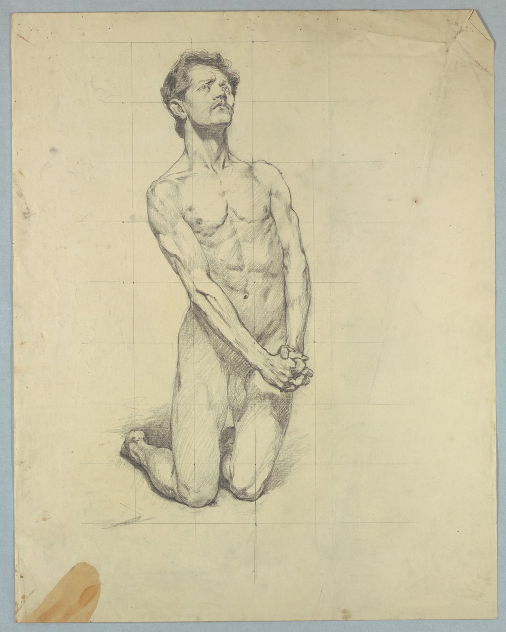 Figurstudie til "The Temptation of St. Anthony" af Kenyon Cox