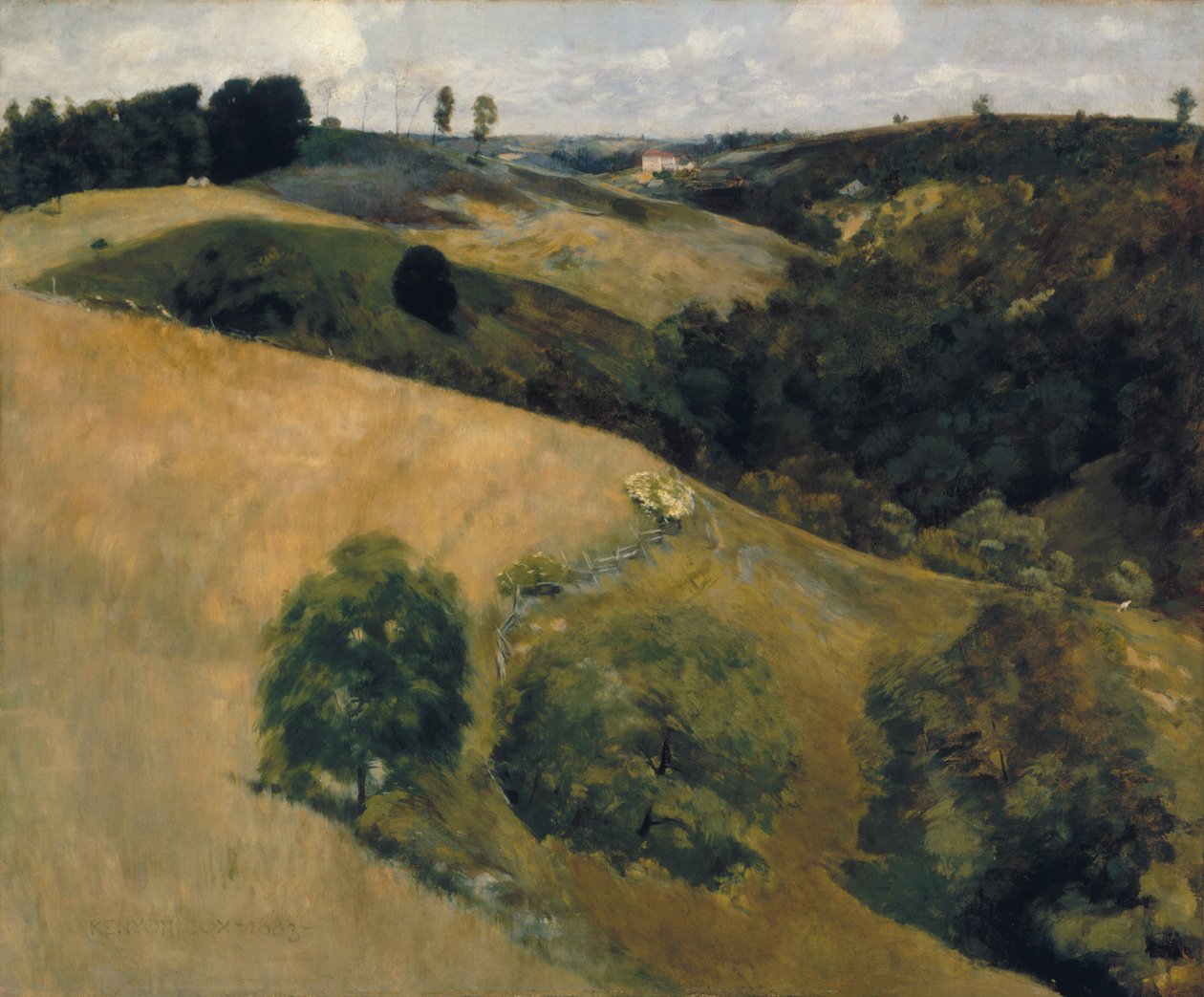 Flyvende skygger, 1883. af Kenyon Cox