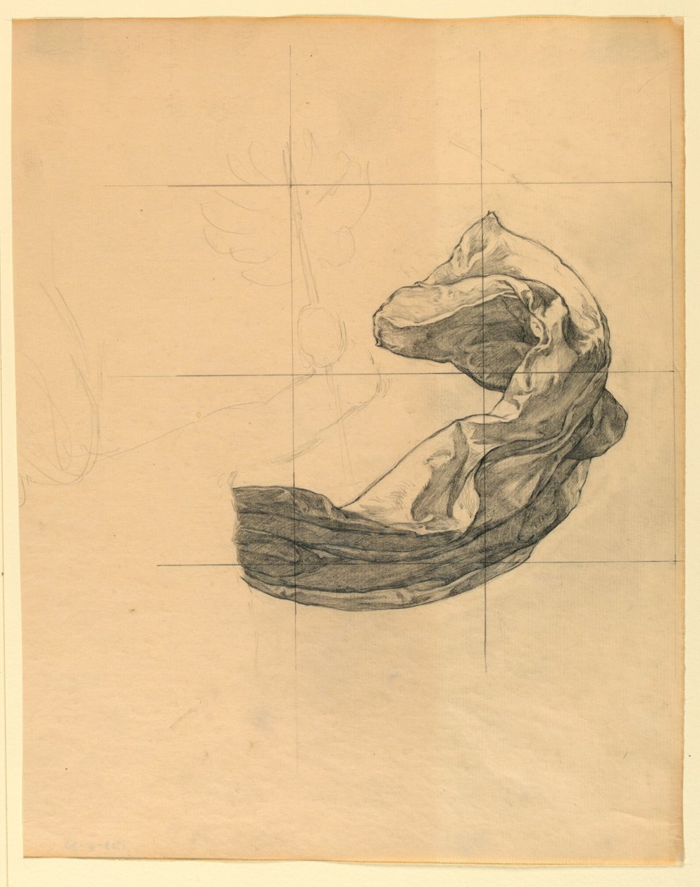 Undersøgelse for "Commerce", "Passing Commerce Pays Tribute to the Port of Cleveland," United States Custom House, Cleveland, OH af Kenyon Cox