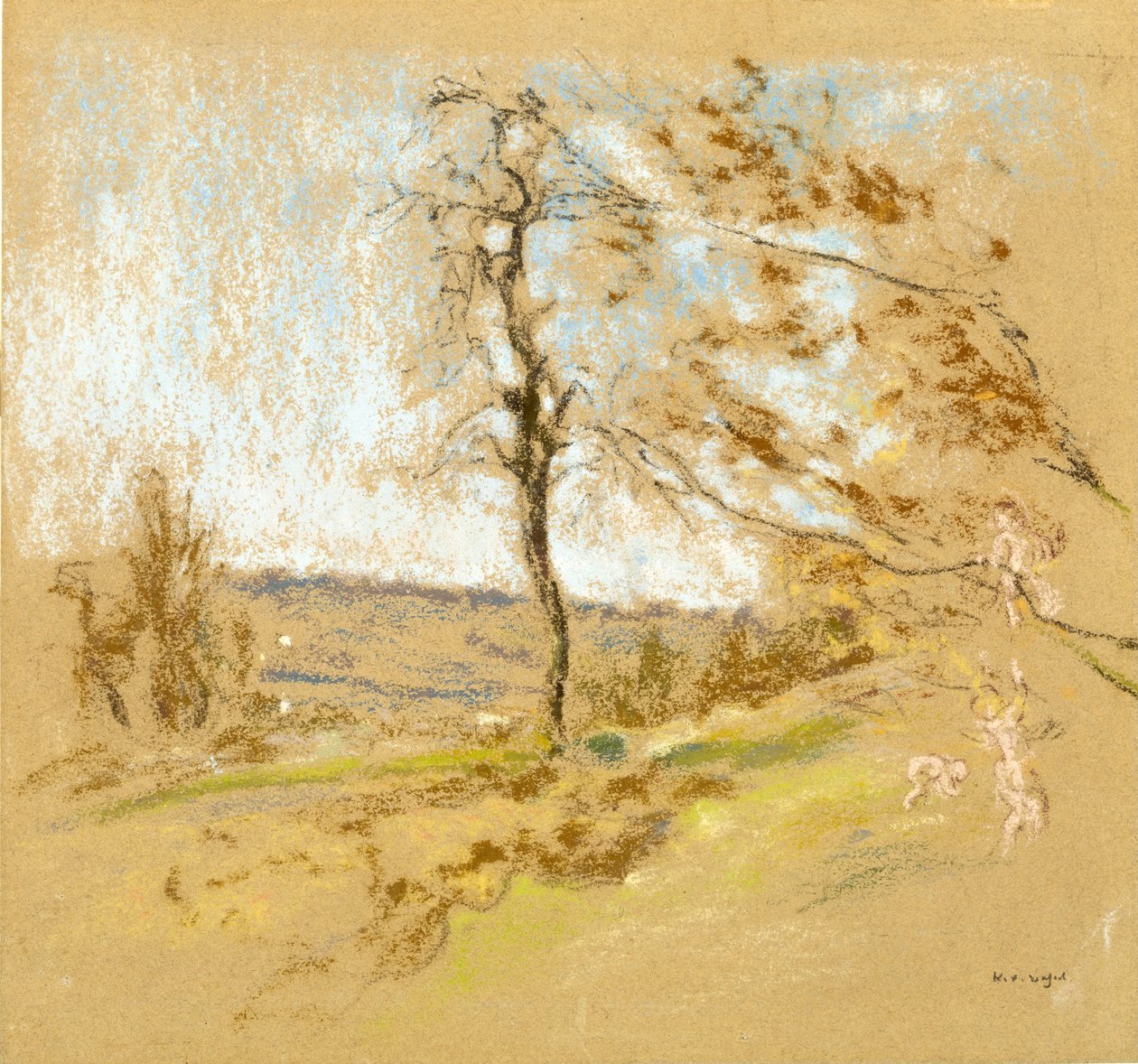 Landskab, ca. 1900 af Ker Xavier Roussel