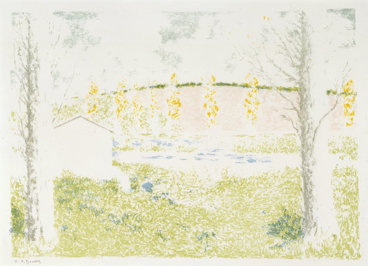 Landskab med et hus, 1897 af Ker Xavier Roussel