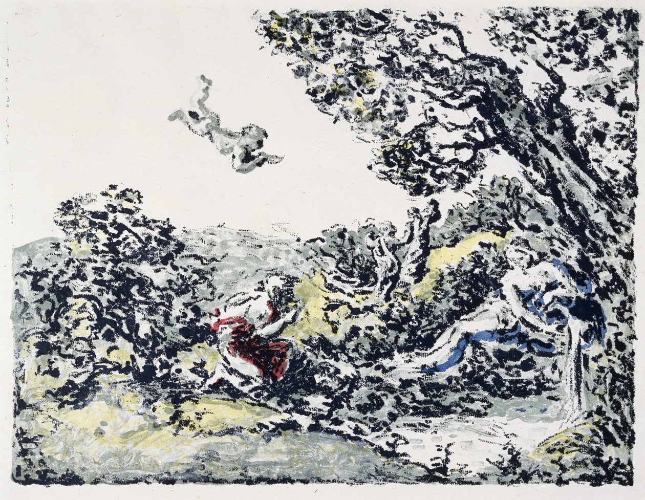 Landskabsalbum: La Source, 1900 (litografi i farver) af Ker Xavier Roussel