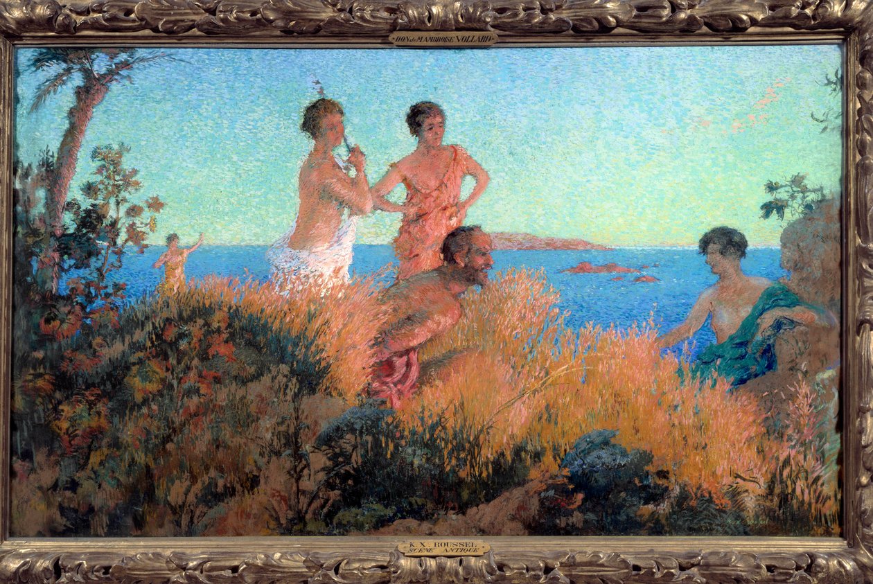 Ancient Scene Maleri af Xavier Roussel Ker (1867-1944) af Ker Xavier Roussel
