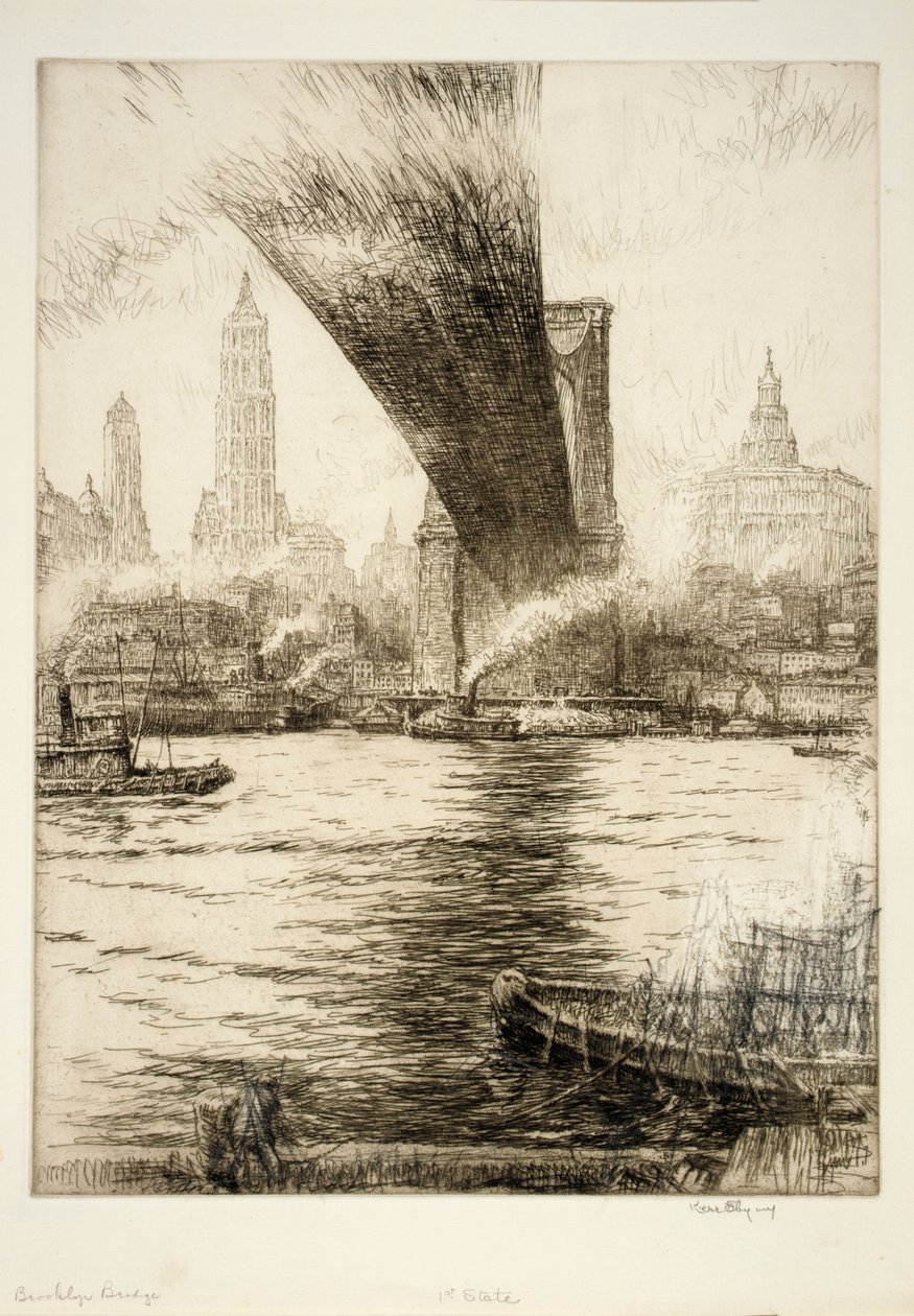 Brooklyn Bridge af Kerr Eby