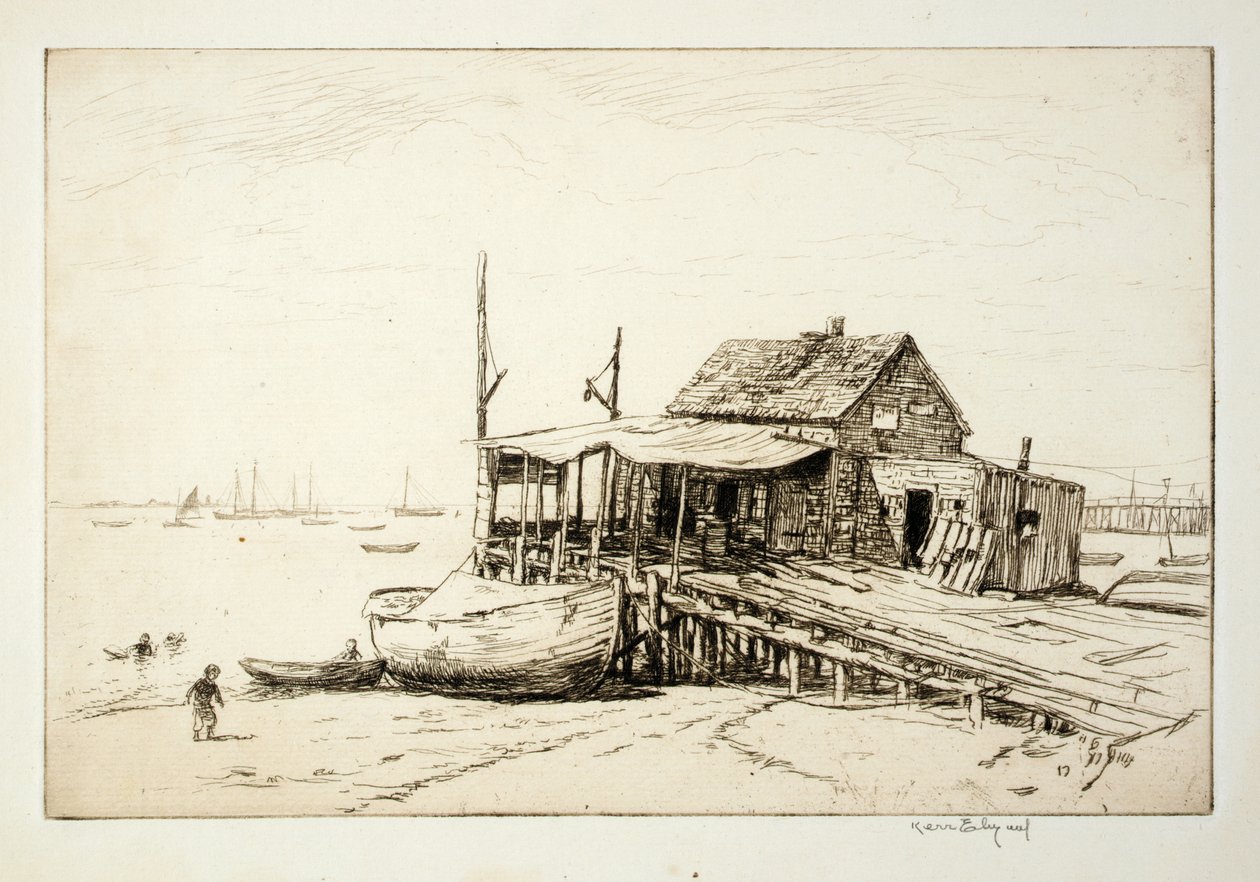 Fiskekaj, Gloucester af Kerr Eby