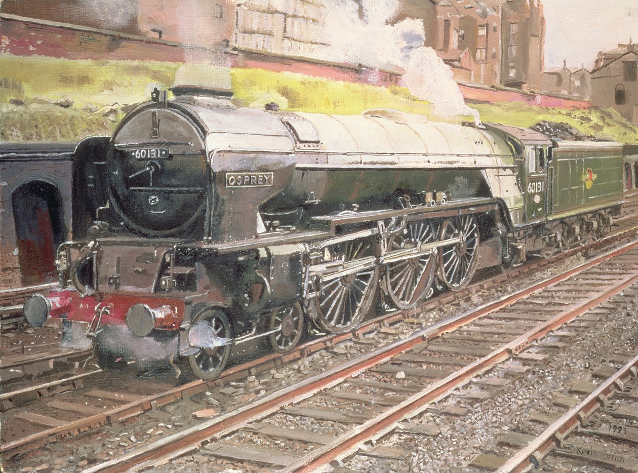 A1 Majesty, Osprey 60131 ved Camden MPD, London af Kevin Guild of Railway Artist Parrish
