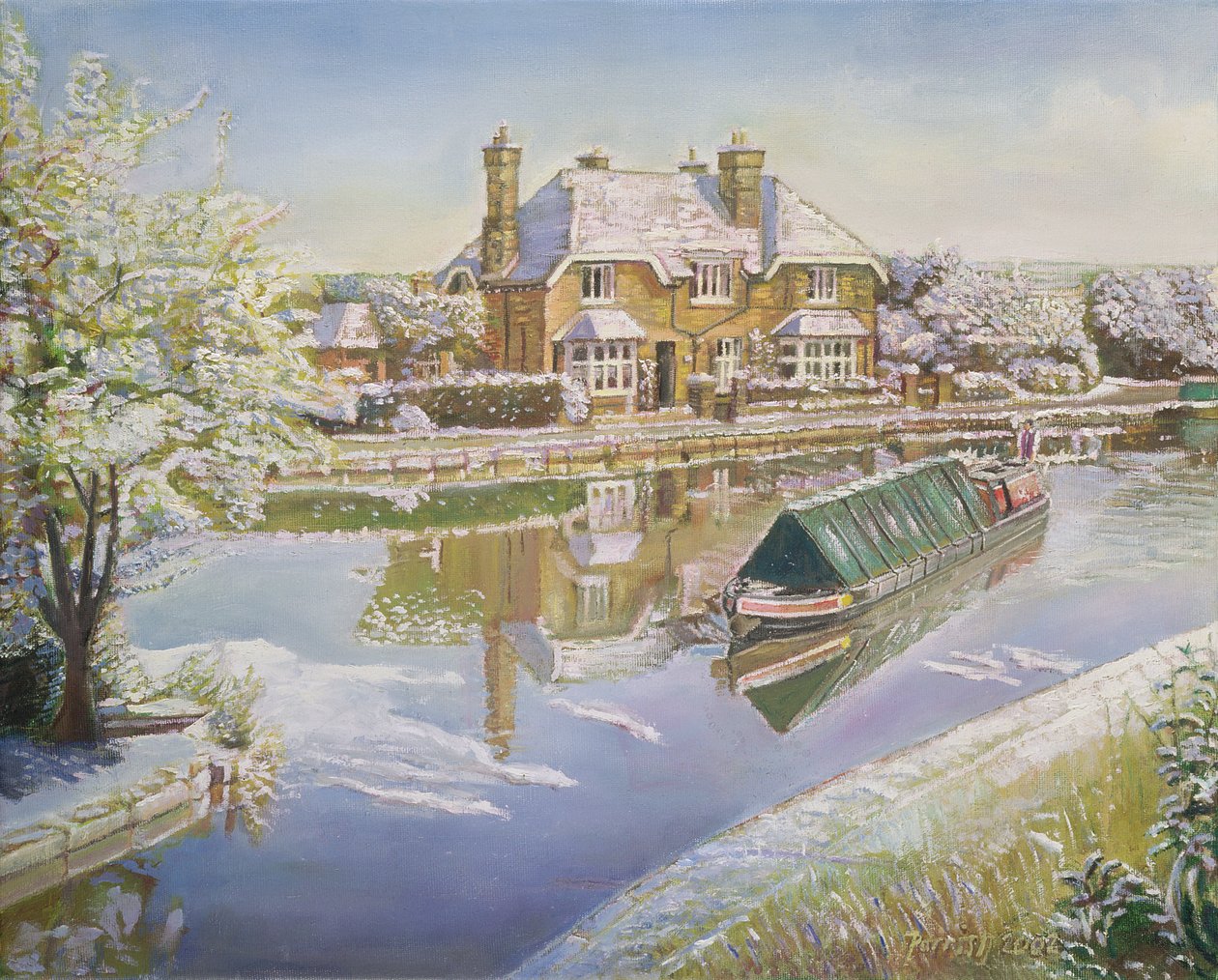 Norton Junction, 2003 af Kevin Guild of Railway Artist Parrish