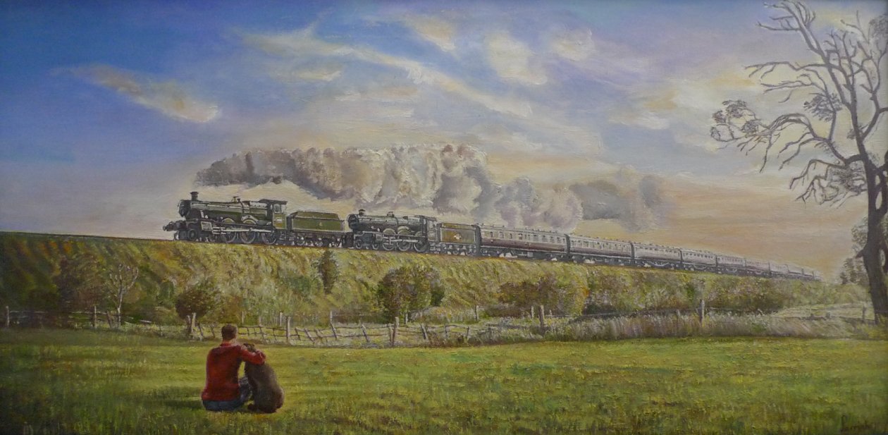 Great Western Glory, 2008 af Kevin Guild of Railway Artist Parrish