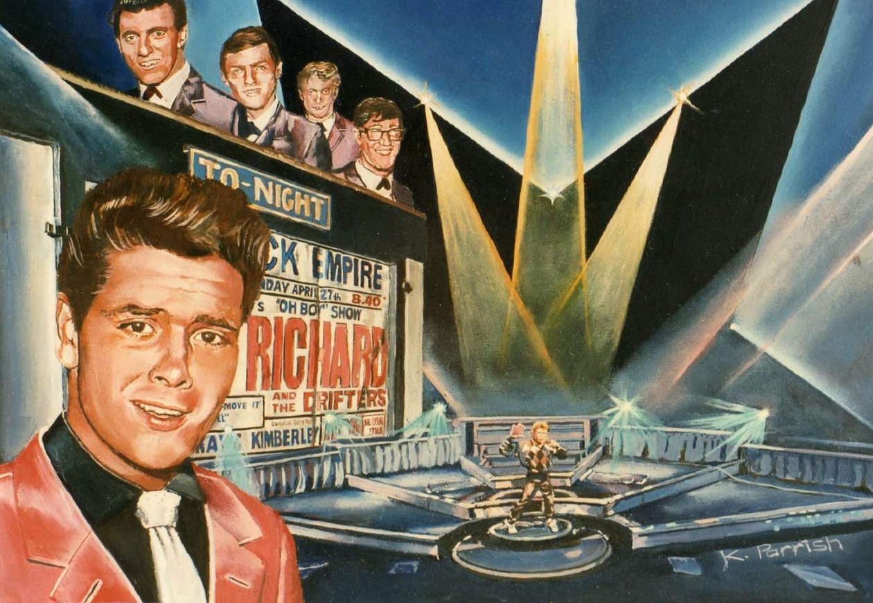 Flyt det ! To Stardom (Cliff Richard) (maleri) af Kevin Parrish