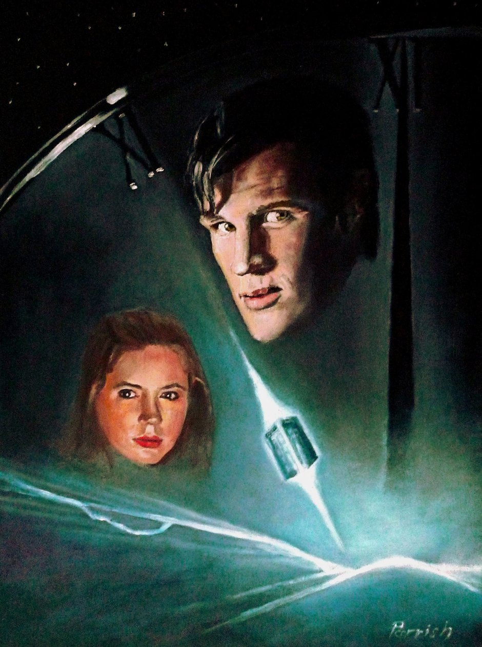 Number Eleven At Eleven (Doctor Who) (maleri) af Kevin Parrish