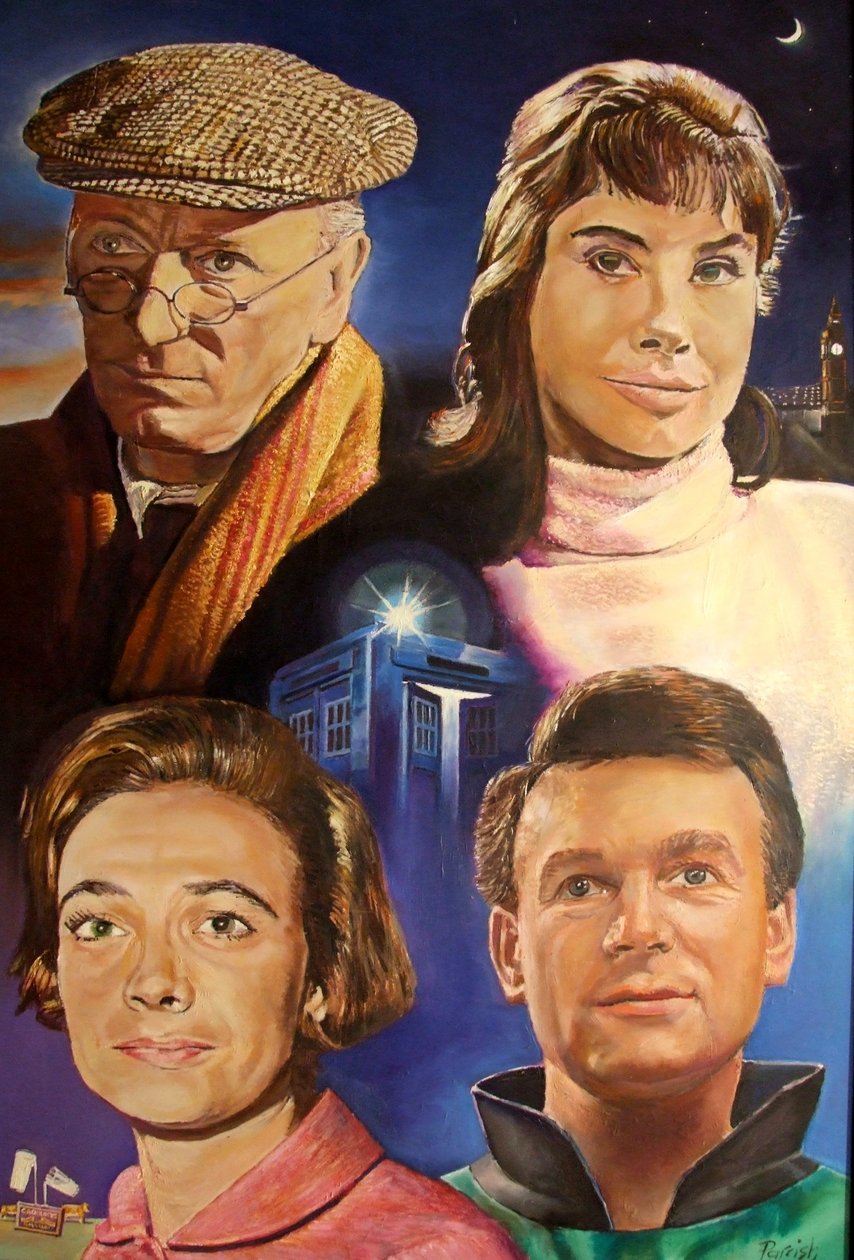 The Mythmaking Four (Dr Who), 2003 (maleri) af Kevin Parrish