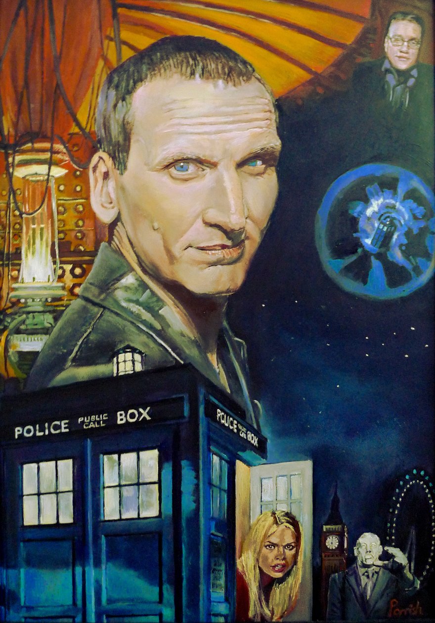 Yhdeksäs inkarnaatio (Dr Who), 2005 (maalaus) af Kevin Parrish