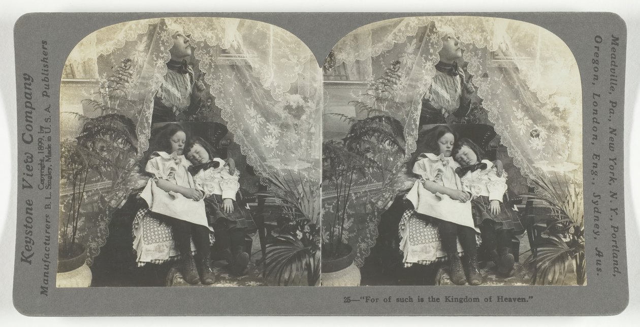 Thi af sådanne er Himmeriget, 1899. af Keystone View Company