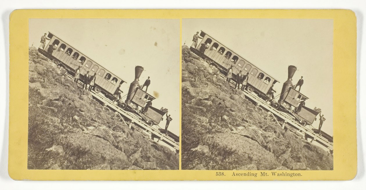 Ascending Mt. Washington, 185575. Skabere: Kilburn Brothers, BW Kilburn. af Kilburn Brothers, BW Kilburn