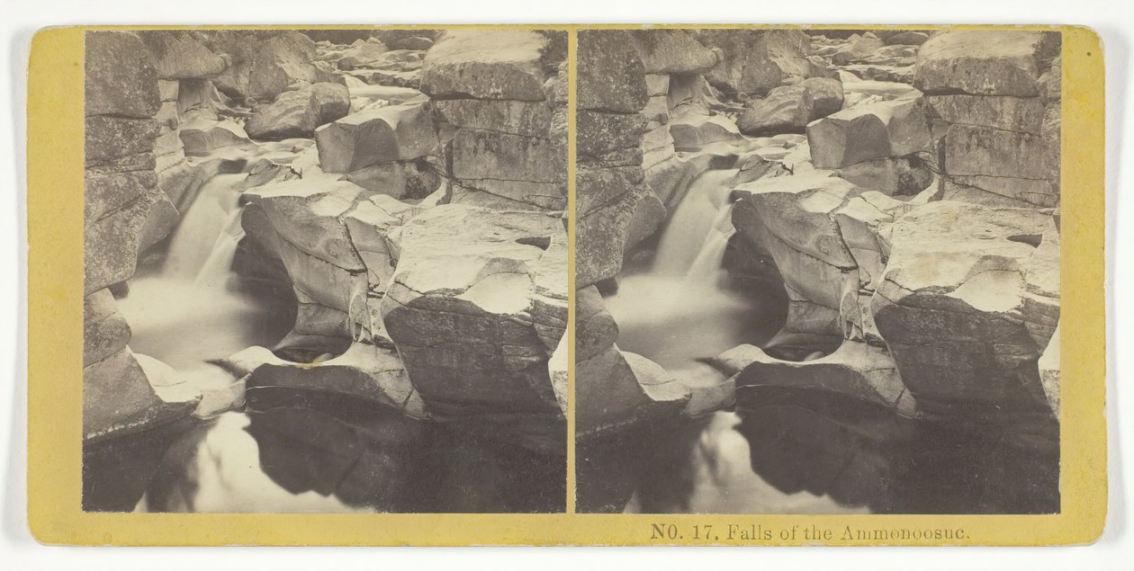 Falls of the Ammonoosuc, 185575. Skabere: Kilburn Brothers, BW Kilburn. af Kilburn Brothers, BW Kilburn