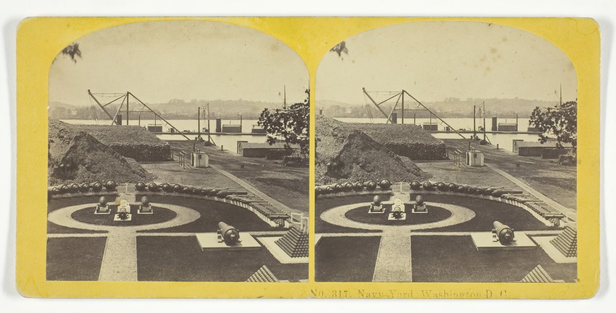 Navy Yard, Washington D.C., 185575. Skaber: Kilburn Brothers, BW Kilburn. af Kilburn Brothers, BW Kilburn