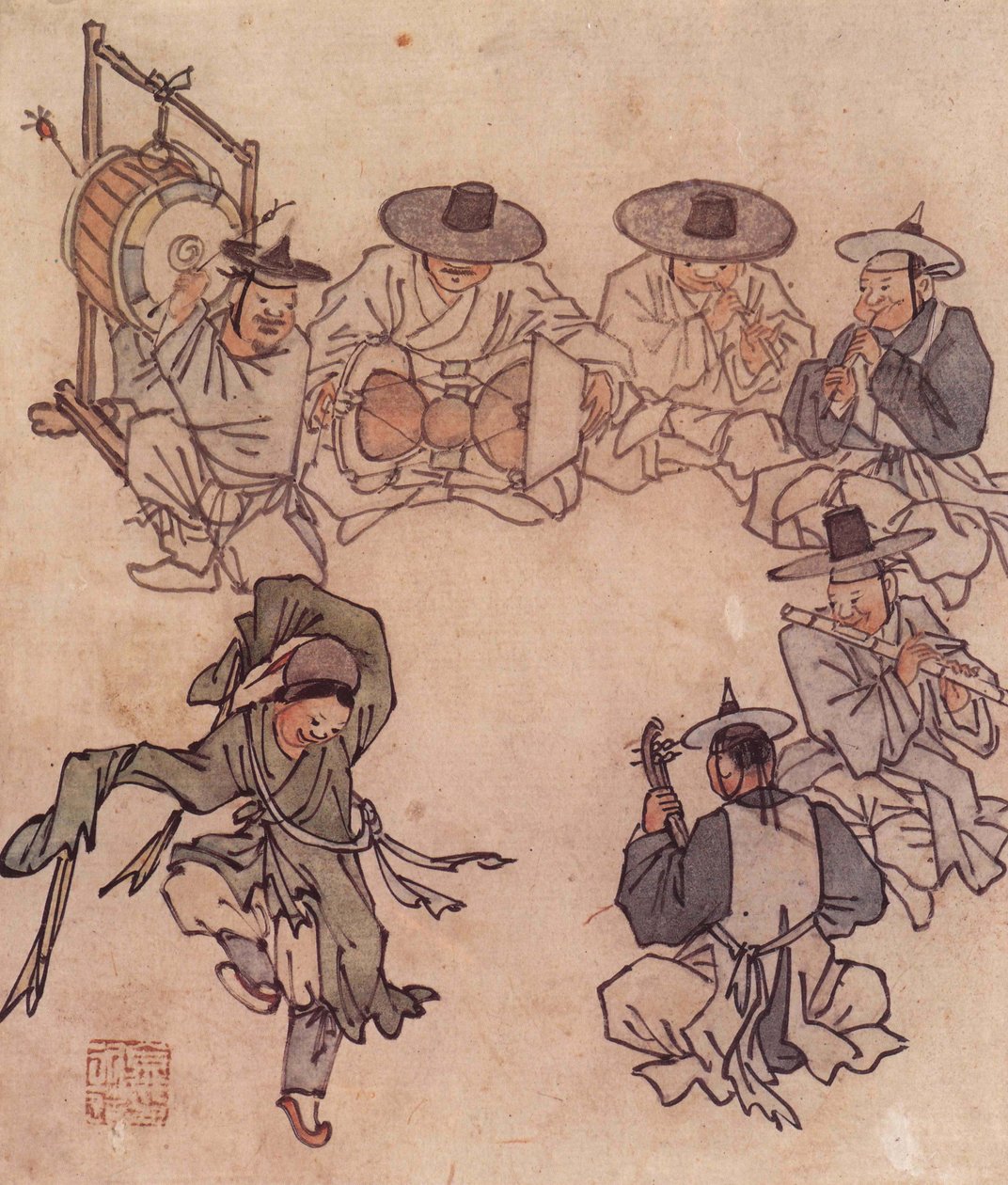 En dansende dreng af Kim Hong Do