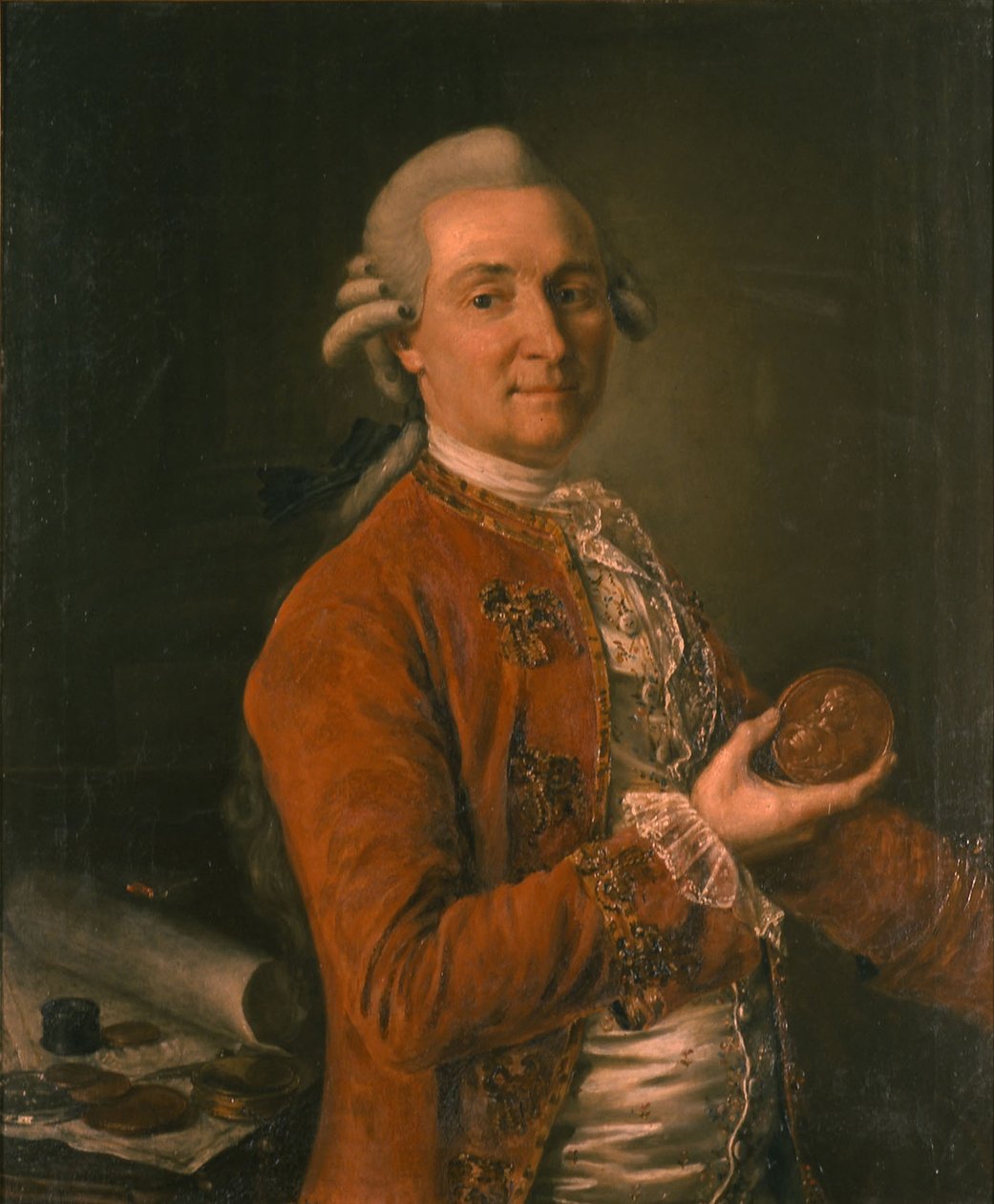 Portræt af Georg Thomas von Asch 1729-1807, 1780 af Kirill Ivanovich Golovachevsky