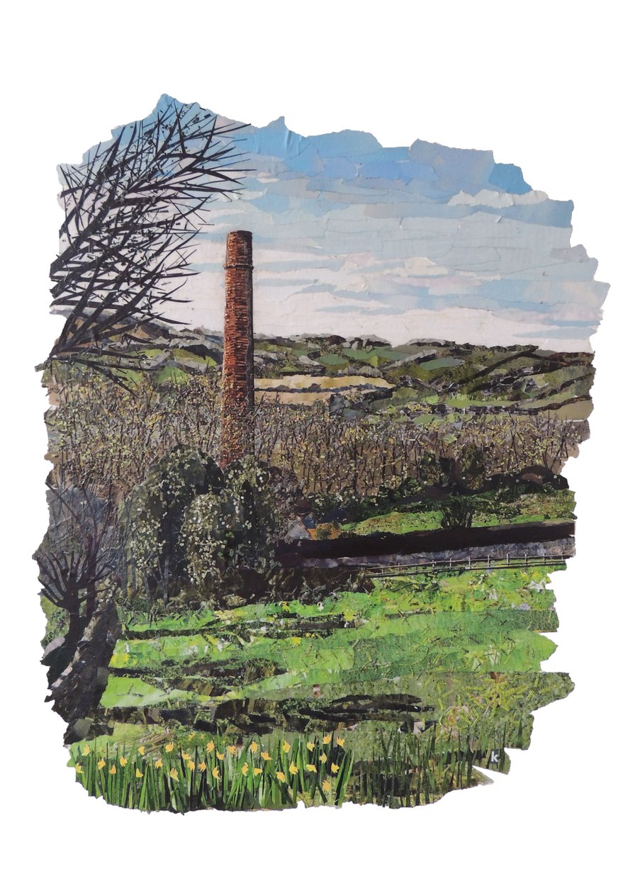 Peckwash Mill fra Rigga Lane af Kirstie Adamson