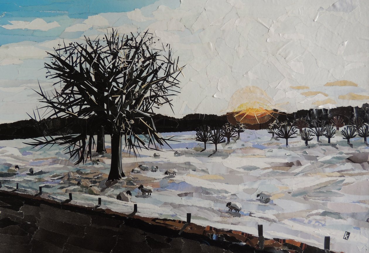 Winter Twilight - Chatsworth Estate af Kirstie Adamson