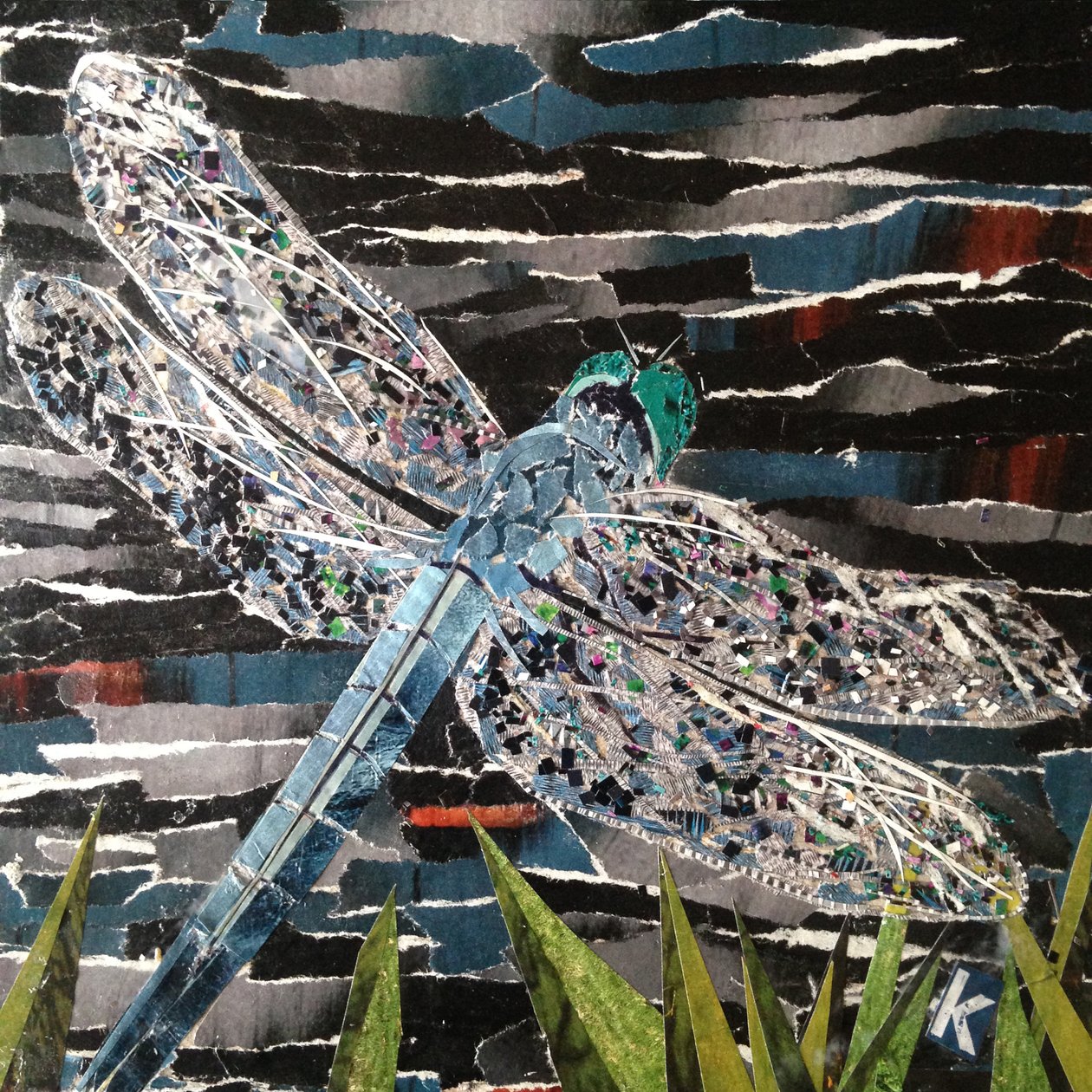 Dart - Kejser Dragonfly ved Riverside af Kirstie Adamson