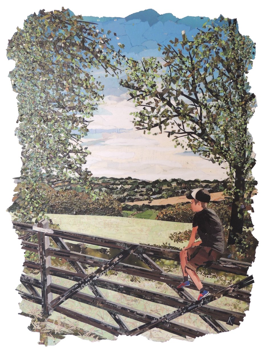 Memories Of Summer, 2019 (magasincollage) af Kirstie Adamson