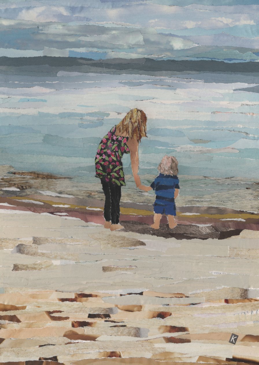 Vrouwenpolder Beach, Nederlandene af Kirstie Adamson
