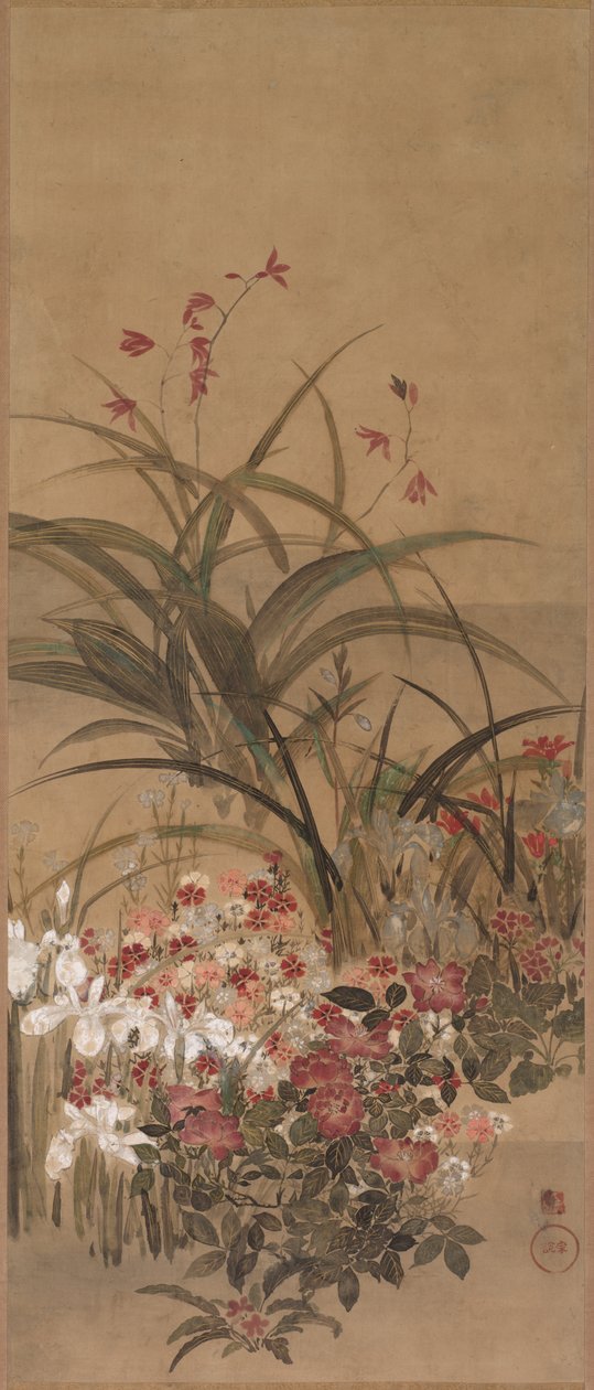 Sommerblomster, midten af 1600-tallet. af Kitagawa Sosetsu
