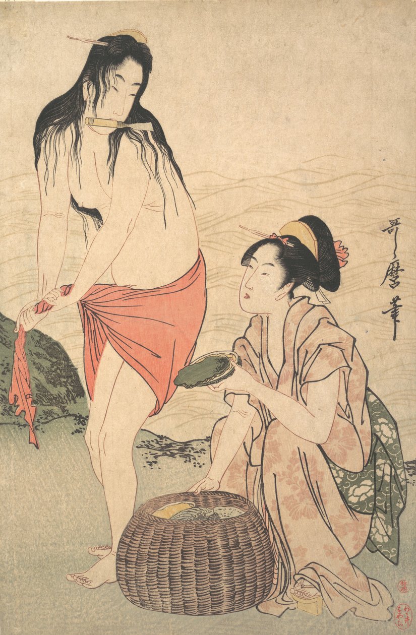 Abalone Divers, 1788. af Kitagawa Utamaro