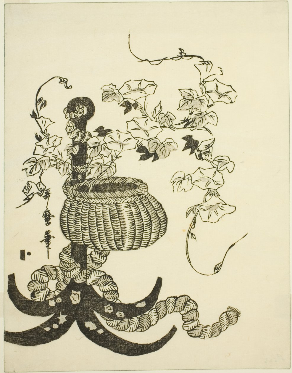 An Arrangement of Morning Glories (Asagao) af Kitagawa Utamaro