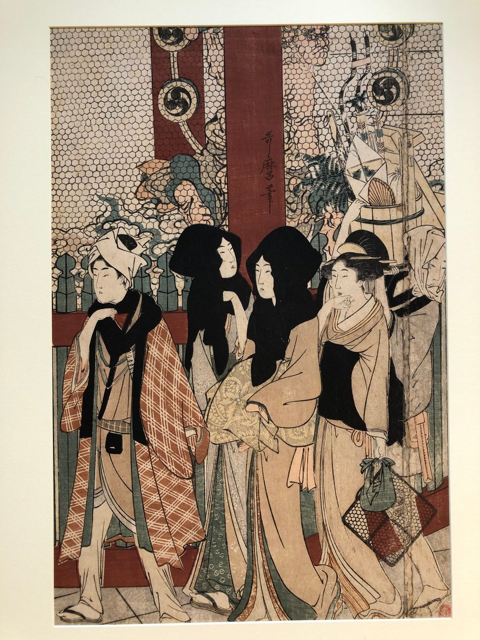 Asakusa-templet af Kitagawa Utamaro