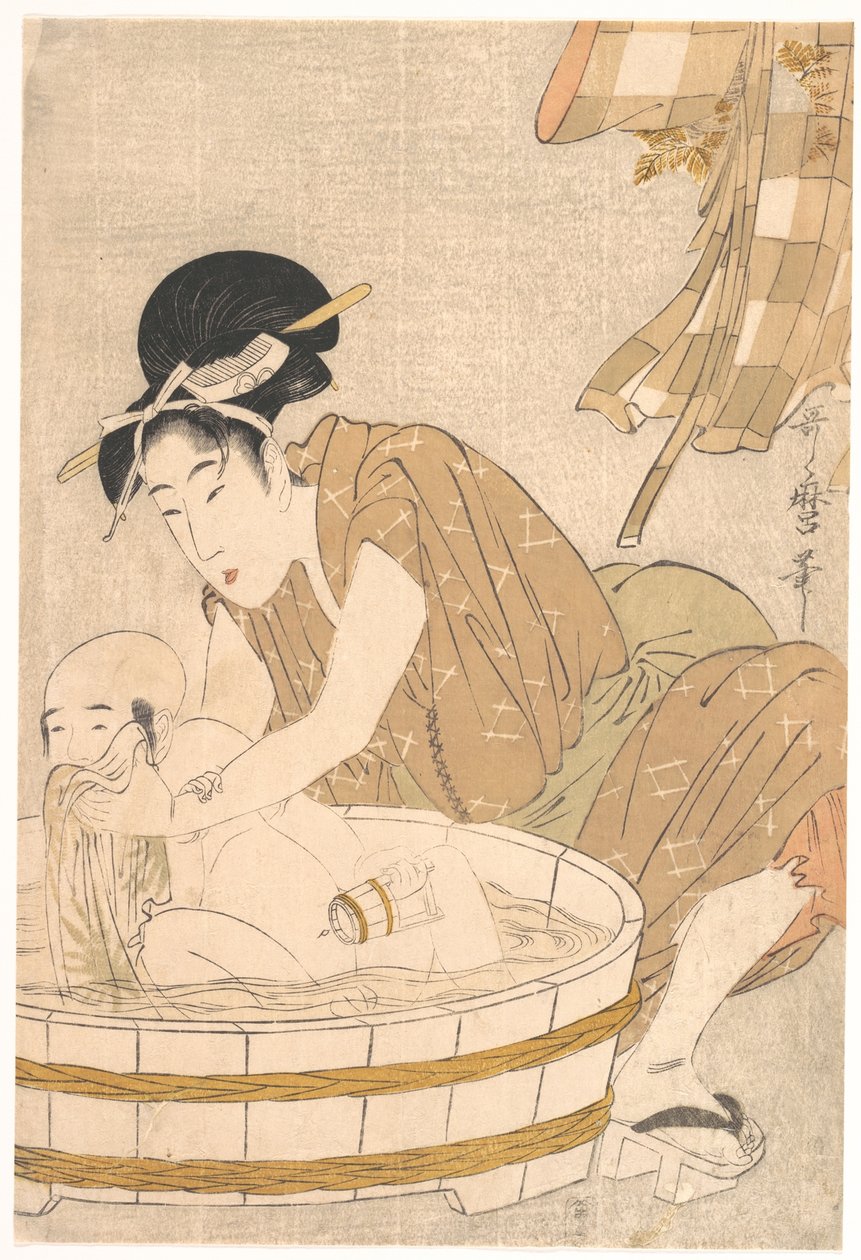 Badetid (Gyōzui) af Kitagawa Utamaro