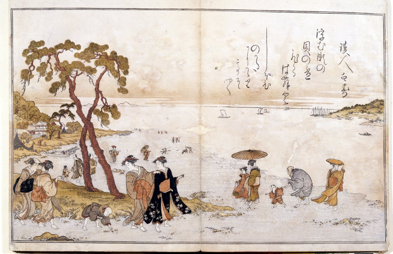 Donationer fra lavvandet af Kitagawa Utamaro