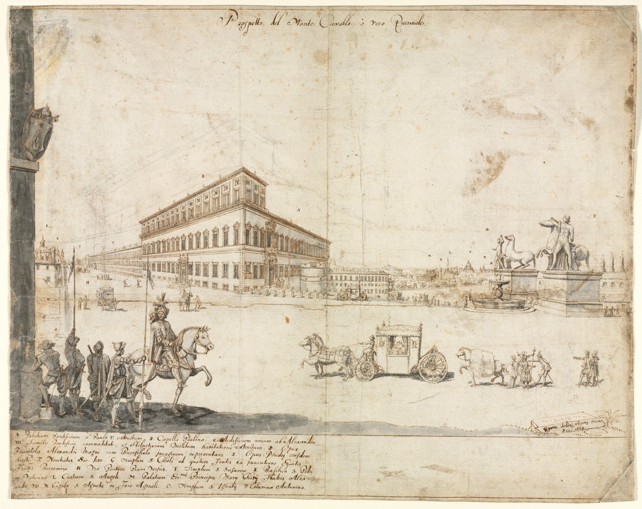 Atten udsigter over Rom: Quirinale af Kitagawa Utamaro
