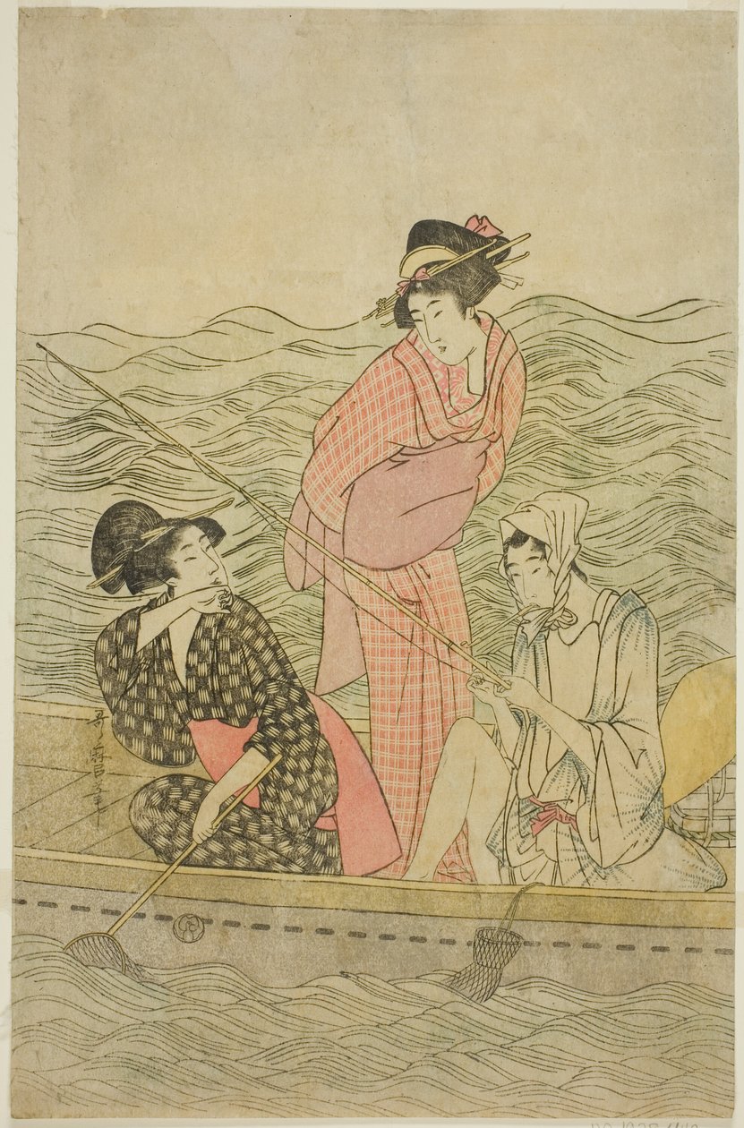 Fiskeudflugt af Kitagawa Utamaro