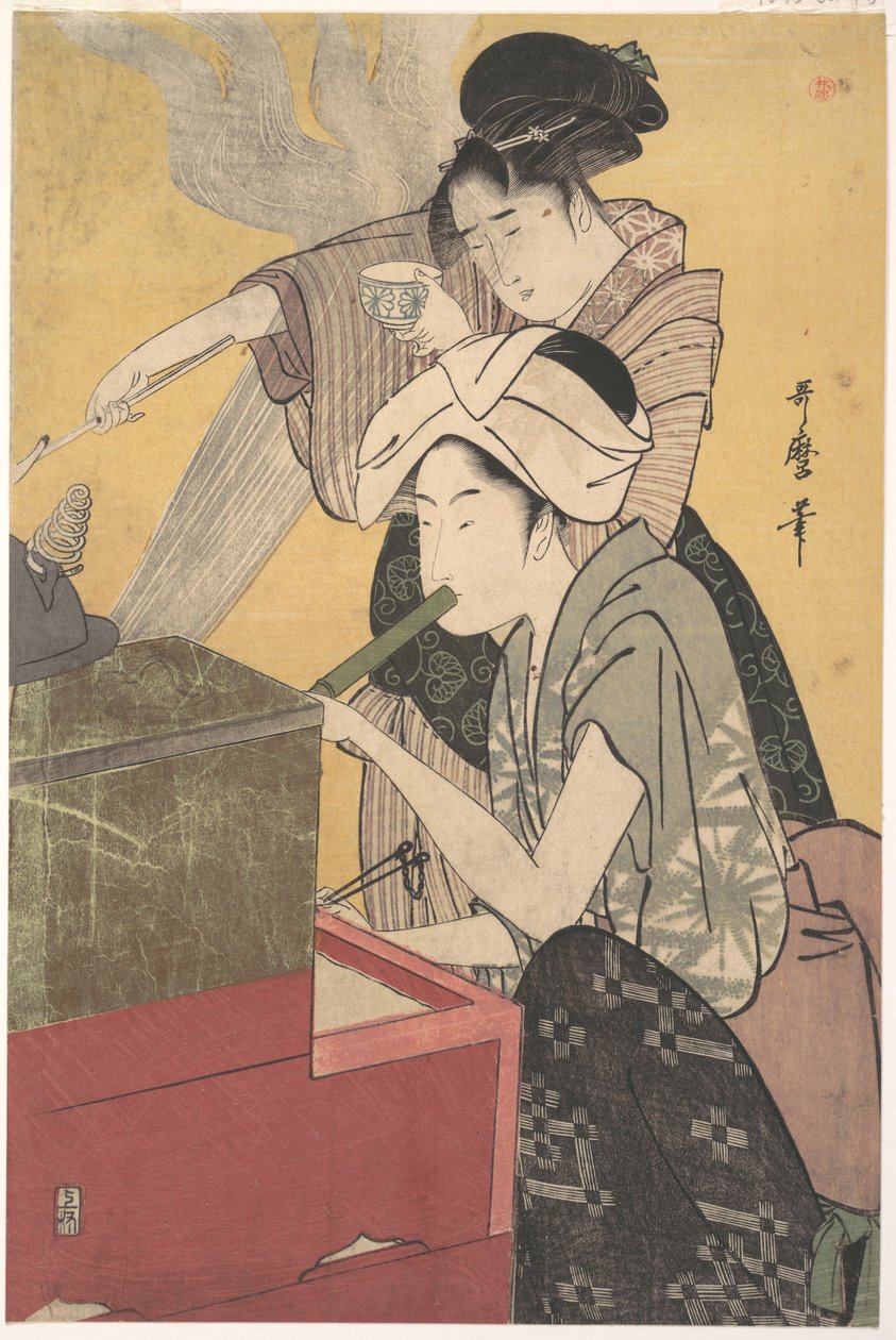 I køkkenet af Kitagawa Utamaro