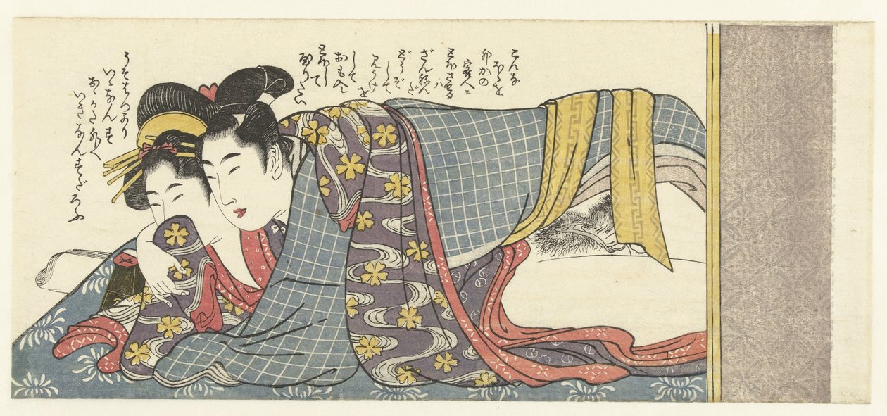kærligt par af Kitagawa Utamaro