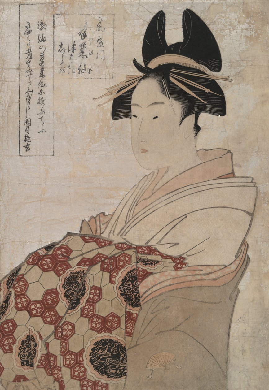 Miyahito fra tehuset ?gi-ya af Kitagawa Utamaro