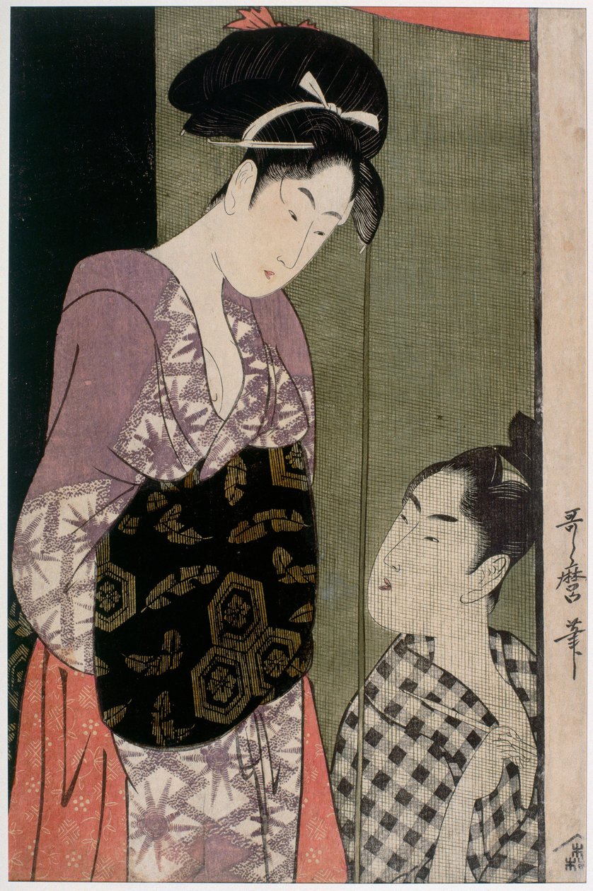 Myggenet, ca 1797 af Kitagawa Utamaro